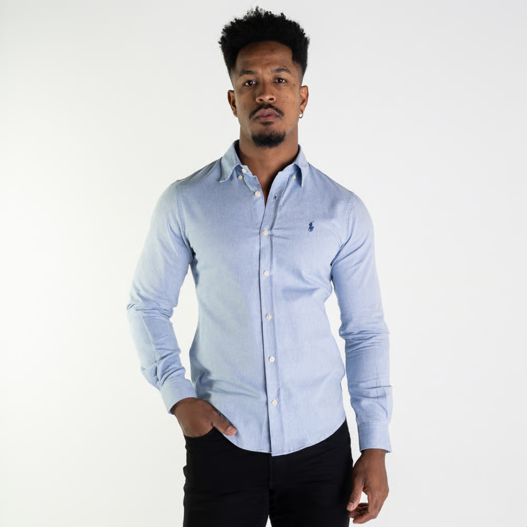 3 Classic Long-Sleeved Ralph L Oxford Shirts