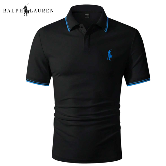 Striped Casual Polo Shirt