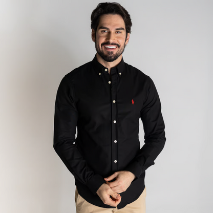 3 Classic Long-Sleeved Ralph L Oxford Shirts